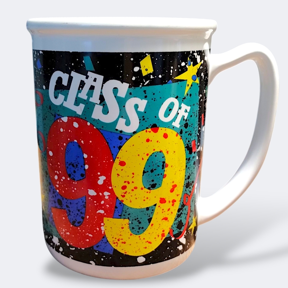Class of 99 Large Retro 90s Splatter Mug